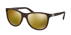 HAQ5P0 Matte Havana Frame | Mirror Brown Lens