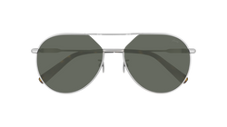 Silver 001 Frame | Green None Lens