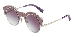 006_8H Silver Frame | Clear Gradient Dark Violet Lens