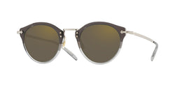 143639 Vintage Grey Fade Frame | Dark Grey Mirror Gold Lens