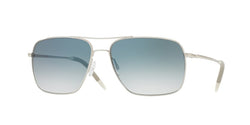 50363F Silver Frame | Clear Gradient Blue Photocromic Lens