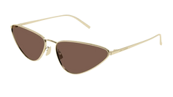 Gold 003 Frame | Brown None Lens