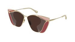 Gold 003 Frame | Brown None Lens