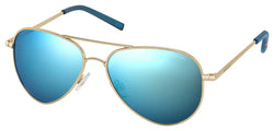 Gold 0J5G Frame | Gray Blue Mirror Pz JY Lens