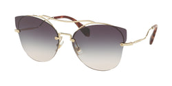 ZVNGR0 Pale Gold Frame | Pink Gradient Dark Violet Lens