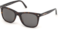 52A Shiny Dark Havana, Rose Gold Metal Detail, Smoke Lenses