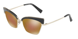 004/F9 Black Gold Frame | Brown Bronze Mirror Lens