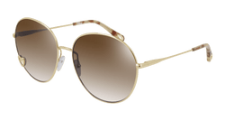 Gold 001 Frame | BROWN Lens