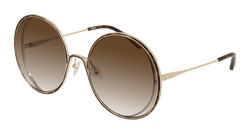 Gold 001 Frame | BROWN Lens