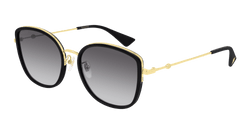 Black/GOLD 001 Frame | GREY Lens