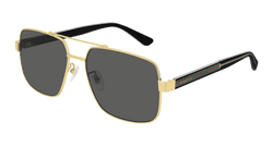 Gold/CRYSTAL 001 Frame | GREY Lens