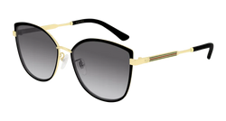 Black/GOLD 001 Frame | GREY Lens