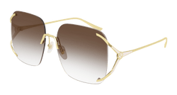 Gold 002 Frame | BROWN Lens