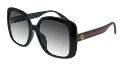 Black/GREEN 001 Frame | GREY Lens