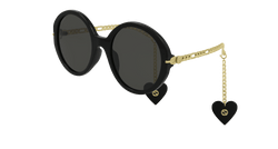 Black/GOLD 005 Frame | GREY Lens