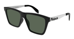 Black/SILVER 002 Frame | GREEN Lens