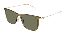 Brown/GOLD 004 Frame | GREEN Lens