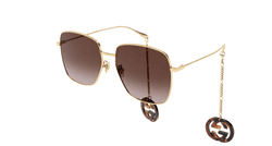 Gold 003 Frame | BROWN Lens