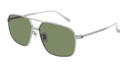 Silver 004 Frame | GREEN Lens