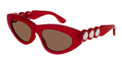 Red 003 Frame | BROWN Lens