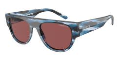 Tie - Dye Blue Frame | Dark Violet Lens