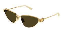 Gold 002 Frame | BROWN Lens