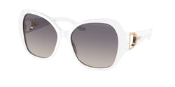 5544V6 Shiny Off White Frame | Gradient Dark Purple/gray Lens