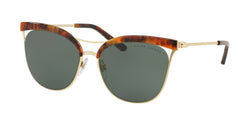 935471 Jerry Havana / Sanded Light Gold Frame | Green Lens