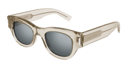 Beige 003 Frame | SILVER Lens