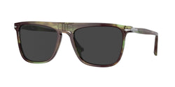 115648 Striped Green Frame | Polar Black + Ar Lens