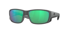 910508 Matte Gray Frame | Green Mirror Lens