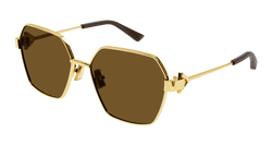 Gold 005 Frame | BROWN Lens