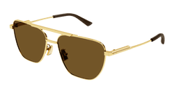 Gold 002 Frame | BROWN Lens