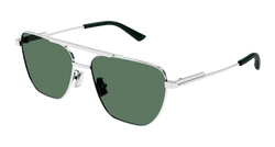 Silver 003 Frame | GREEN Lens