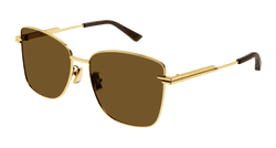 Gold 002 Frame | BROWN Lens