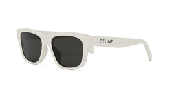 Acetate Shiny Ivory Frame | Smoke Lens
