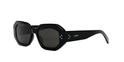 Acetate Shiny Black Frame | Dark Smoke Lens