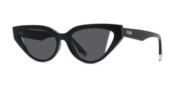 Acetate Shiny Black Frame | Smoke Lens