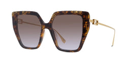 Metal Shiny FF Havana Frame | Brown Indigo Lens