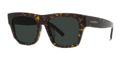 Acetate Shiny Dark Havana Frame | Green Lens