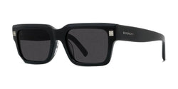 Acetate Shiny Solid Black Frame | Smoke Lens