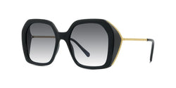 Metal Shiny Black Frame | Gradient Smoke Lens