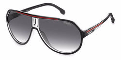 Black Red Frame | GREY SHADED 9O Lens