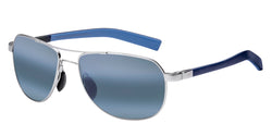 327-17 Silver With Blue And Light Blue Frame | Neutral Grey Lens