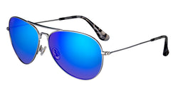 B264-17 Silver Frame | Blue Hawaii Lens