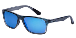 Blue Black Stripe Fade Frame | Blue Hawaii Lens