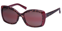 R735-12B Tortoise With Raspberry Frame | Maui Rose Lens