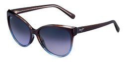 Translucent Dark Chocolate With Blue Frame | Neutral Grey Lens