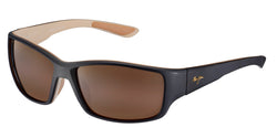 H810-25MC Matte Dark Transparent Brown With Tan And Cream Frame | HCL Bronze Lens