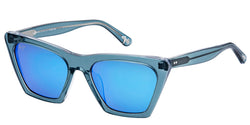 B849-27E Steel Blue With Crystal Frame | Blue Hawaii Lens